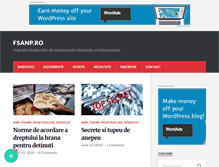 Tablet Screenshot of fsanp.ro